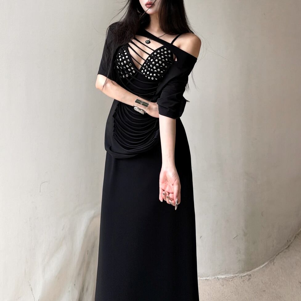 tops onepiece set up / l0641