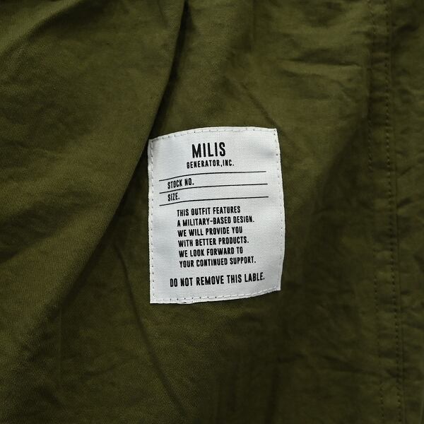 MILIS M-65 トラウザーズ | コドモブティックイチナナロク