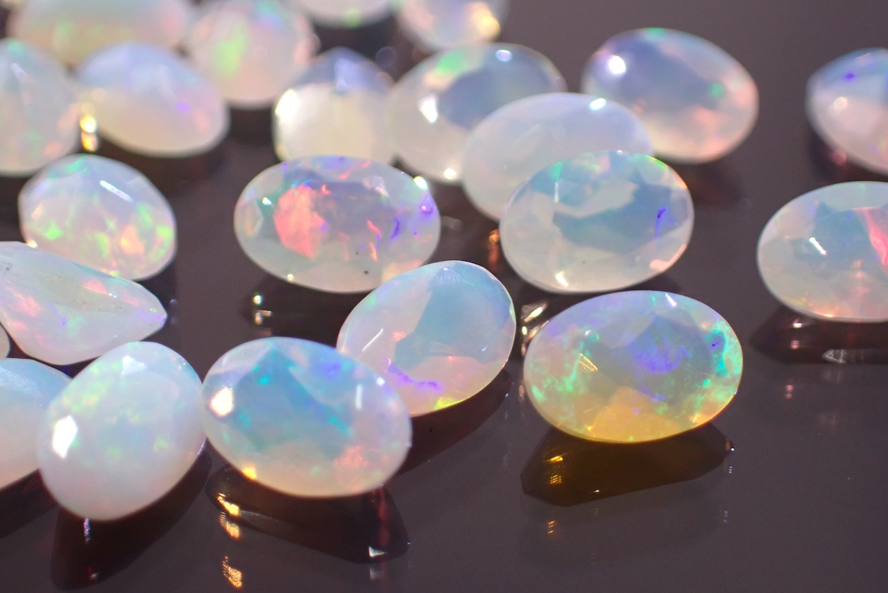 【10月誕生石セット】ピンクトルマリン&オパール