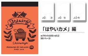 【パラパラメモTube(R)】はやいカメ編(絵と木工のトリノコ)