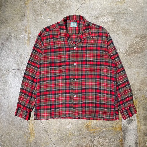 CHALET MADE IN JAPAN VINTAGE CHECK OPEN SHIRT