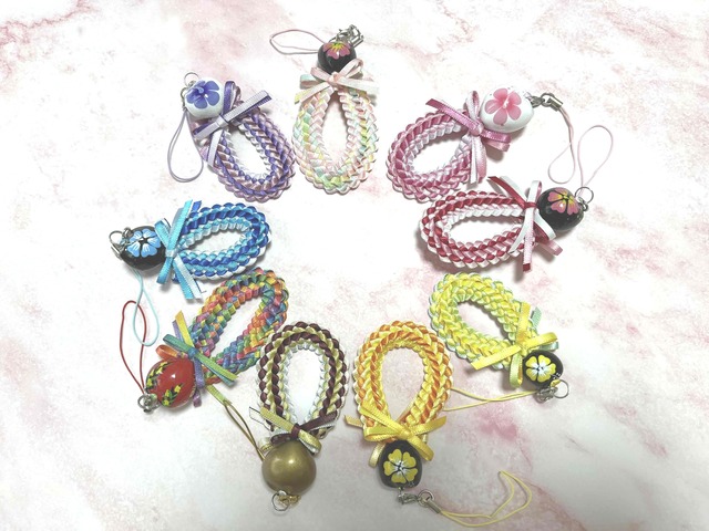 (レシピなし)【ダブルブレードストラップ　キット♪ハワイアンリボンレイ】