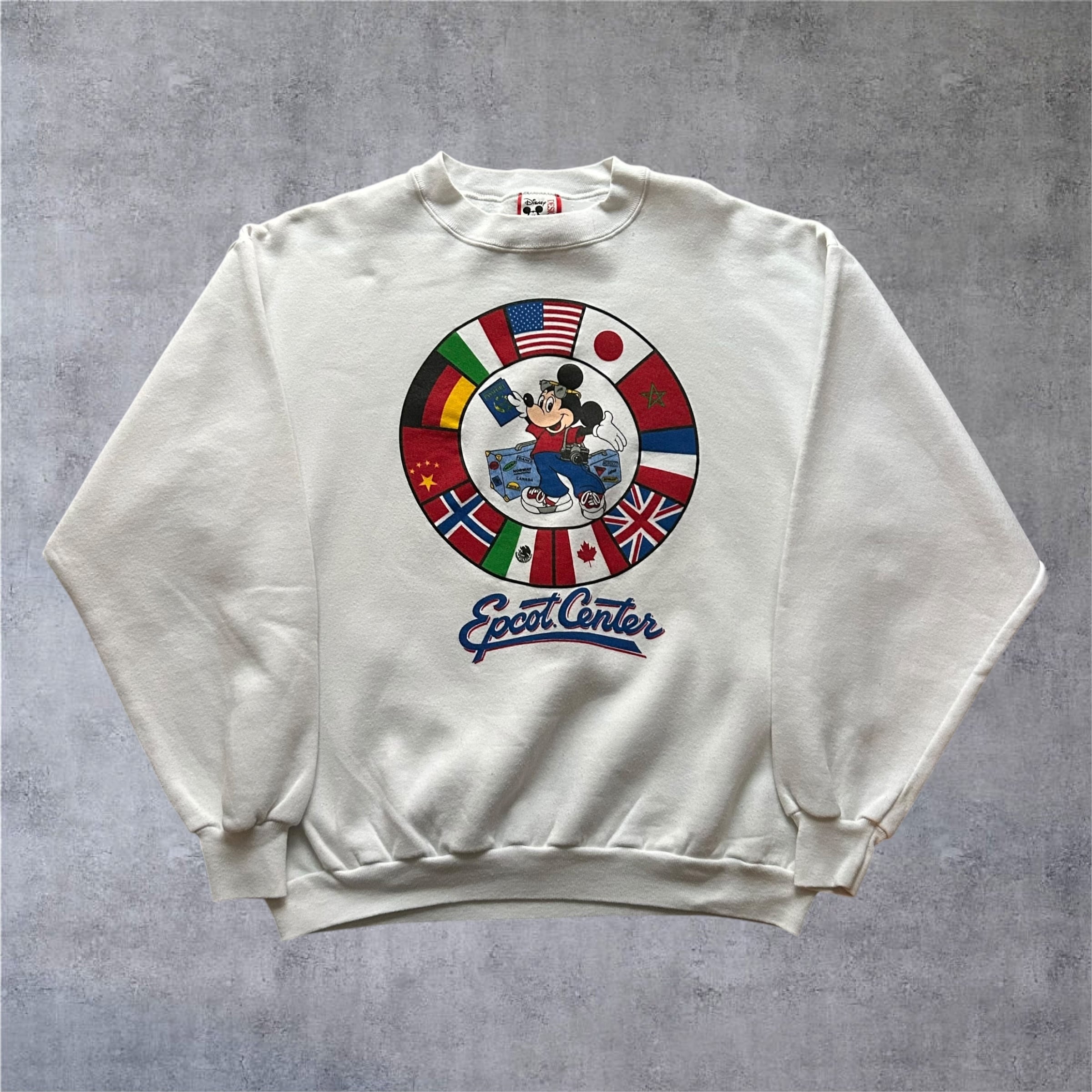 1990s Mickey Mouse "Epcot Center" Sweat【高円寺店】