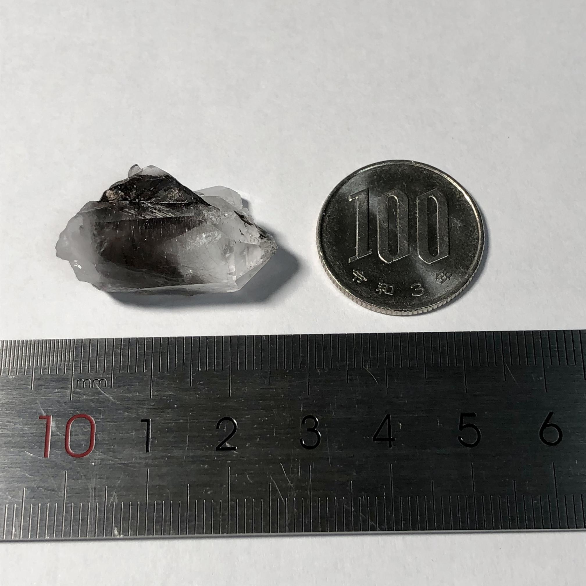 ブルッカイト　両剣　クォーツ　原石　鉱物　標本　天然石　水晶 ブルッカイトインクォーツ (水晶) 【一点物】 原石 鉱物 天然石