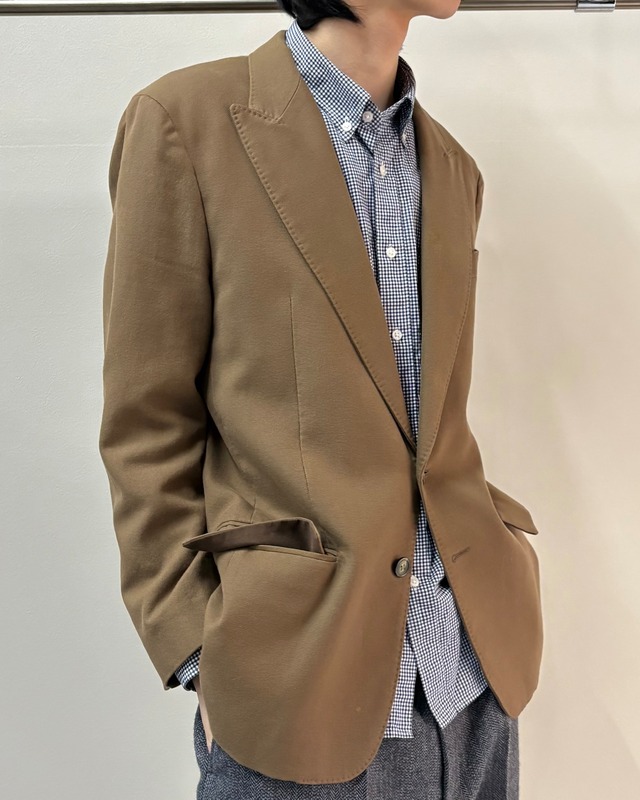 【Maison Margiela】peaked lapel single tailored jacket