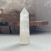 ジラソルクォーツタワー*ミルキークォーツ*231120*天然石ポイント*天然石インテリア*置き物*インテリアストーン