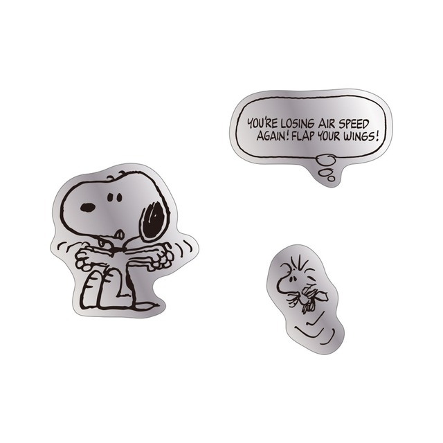 スヌーピーデコレーションミラー ブラック&ホワイト/ブラック(5257142)