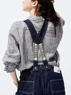CLOTH ACROSS  バックロゴオーバーオール