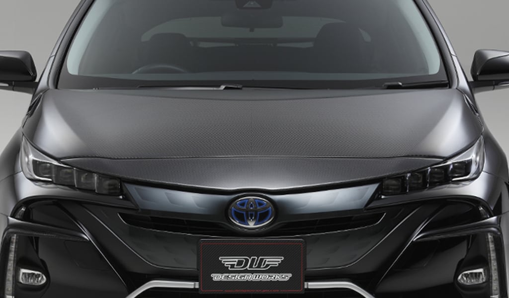 プリウスPHV -ZVW52-｜カーボンボンネット［INFUSION DRY製］ | DESIGN