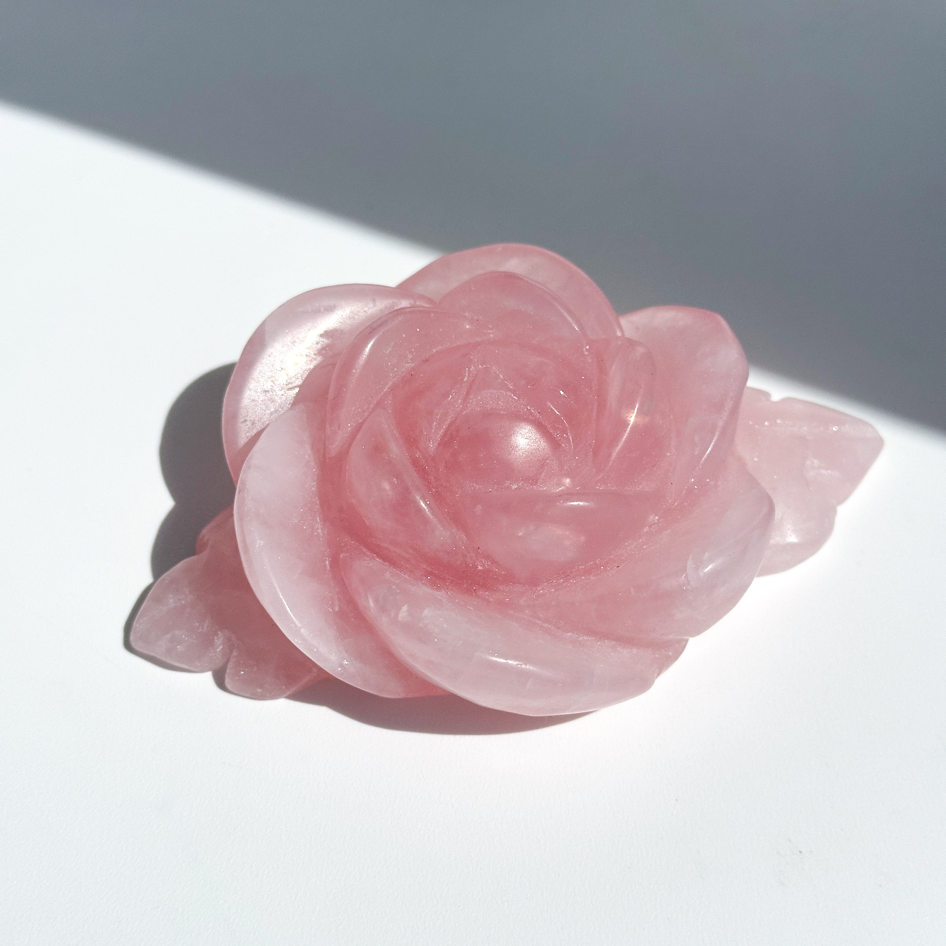 Big ローズクォーツ バラ 01◇ Rose Quartz ◇天然石・鉱物