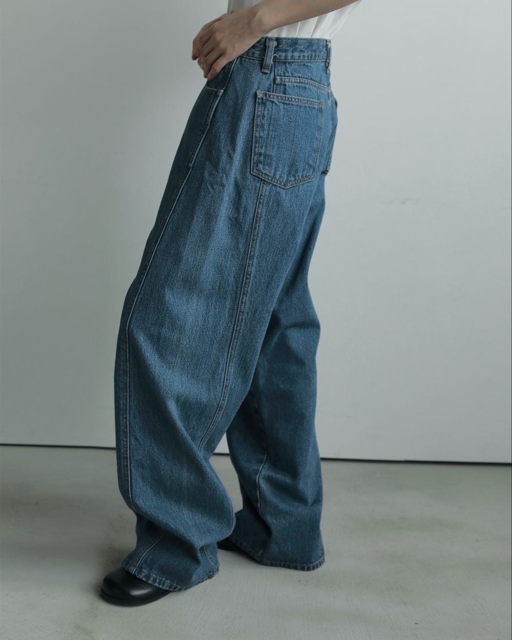 anuke(アンヌーク) Panel Loose Denim | サウスオレンジ｜メンズ