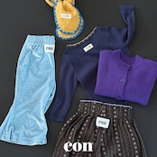 韓国子供服 / 26Autumn / CON / ピンコットTシャツ / キッズ / 秋服 *1~4*