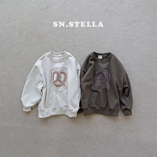 【取寄】sn.stella|pretzel mtm|プレッツェルスウェット|S-JL|kids&jr|26 autumn