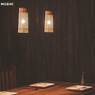 ニドミニペンダント | 木製照明のモアレ