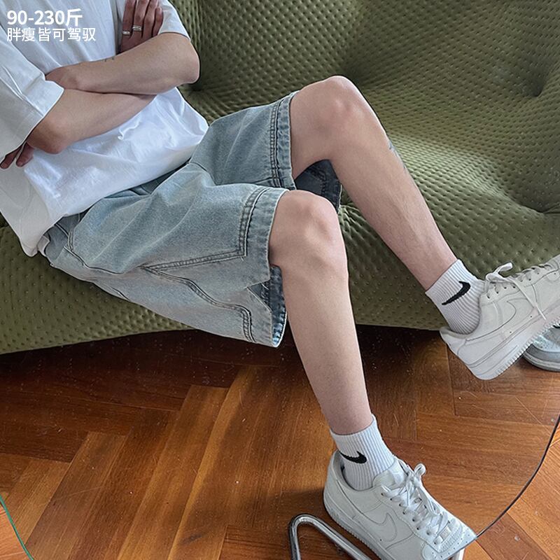 ショーツ パンツ サマールーズカジュアル 大きめサイズ 夏物 ビーチ ブルマー ステッチ ヒップホッププラスサイズ24804909809