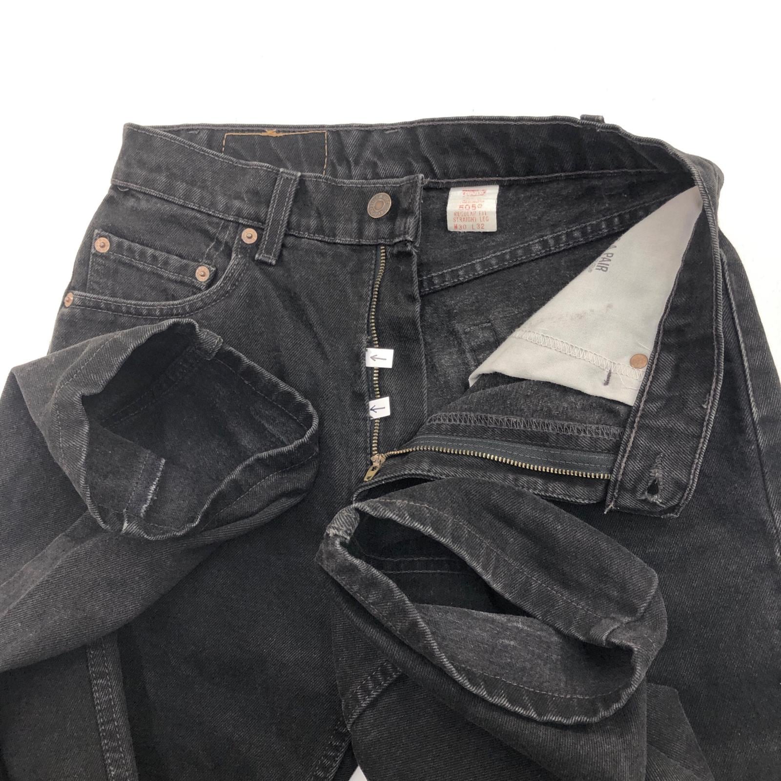 LEVI'S リーバイス 90年代 USA製 505- 0260 後染め サルファブラック