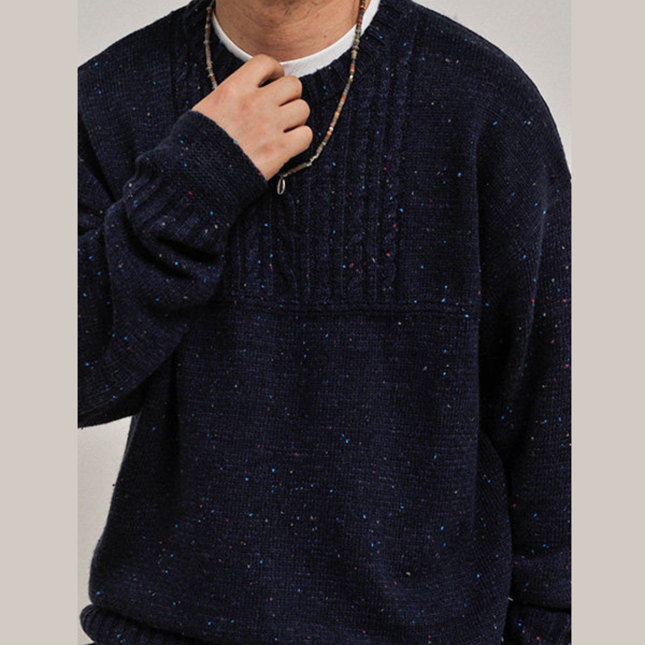 ネップミックス・ビンテニット プルオーバー A2093 - 6