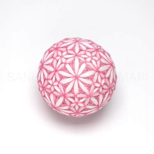 讃岐かがり手まり「七宝麻の葉」_MA411