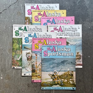 The Alaska Sportsman Magazine 1955 / 8冊