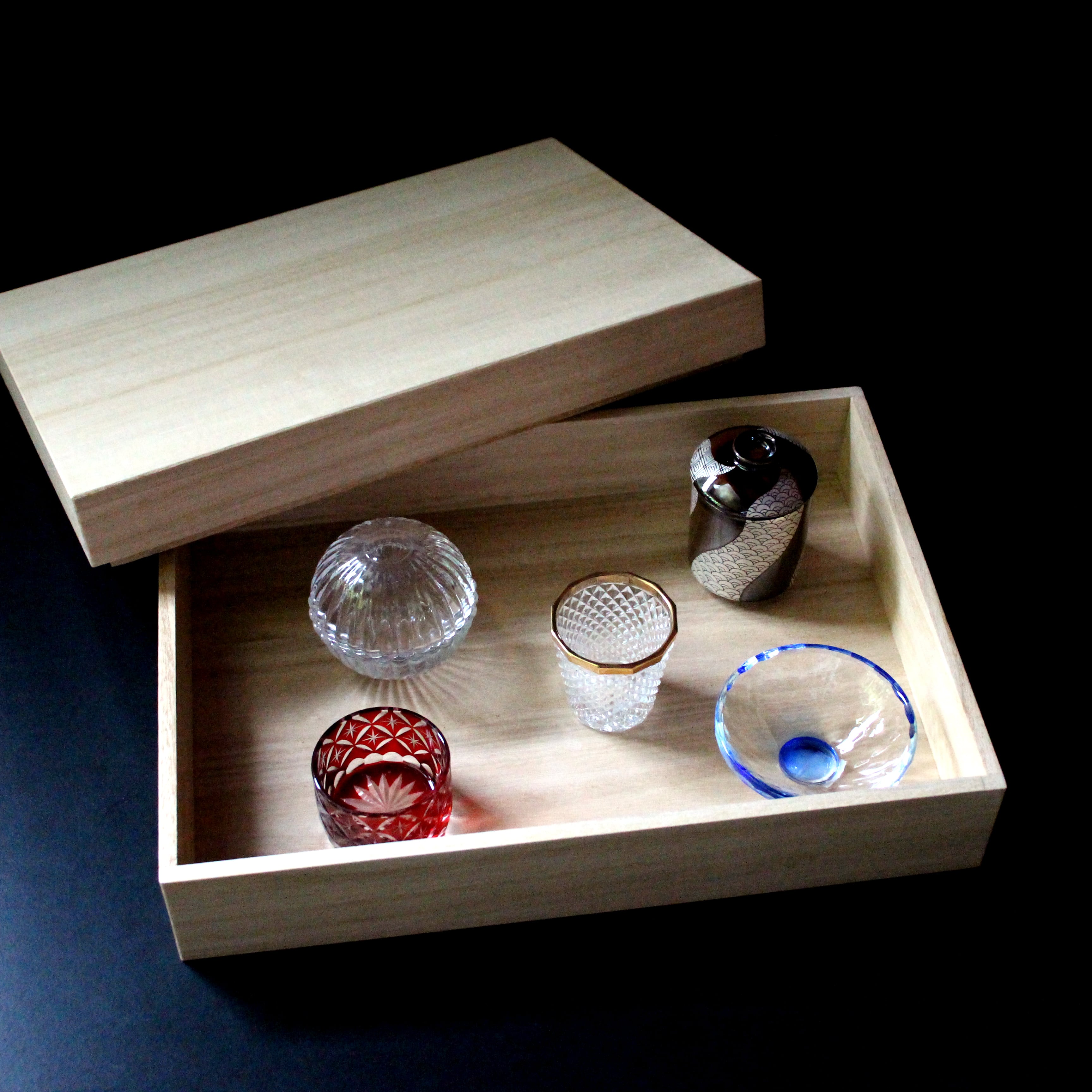 赤膚焼　木白　保存箱　MA490 赤膚焼 木白 保存箱 MA490