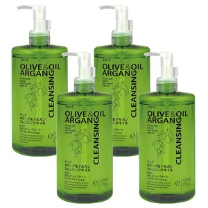 【新着特価】QIDUHUQI ディブ オリーブ&アルガンクレンジングオイル 500ml x4個