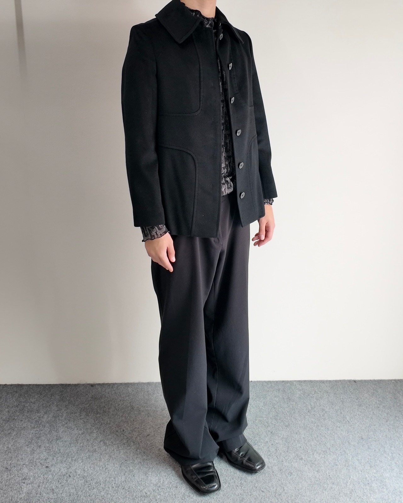 【MAX MARA】cross detail button up short coat