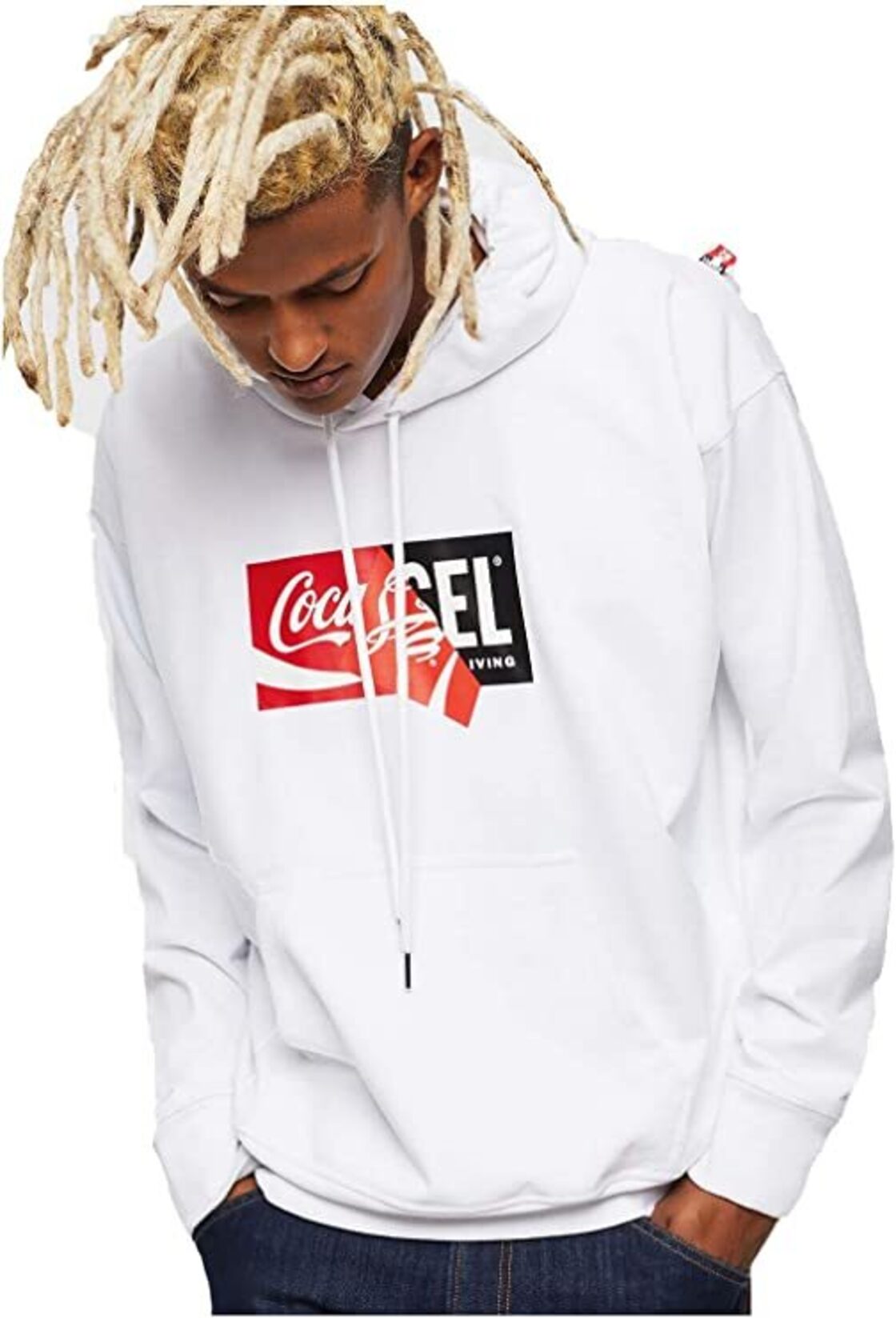 ディーゼル) DIESEL メンズ スウェット パーカー DIESEL × COCA-COLA 