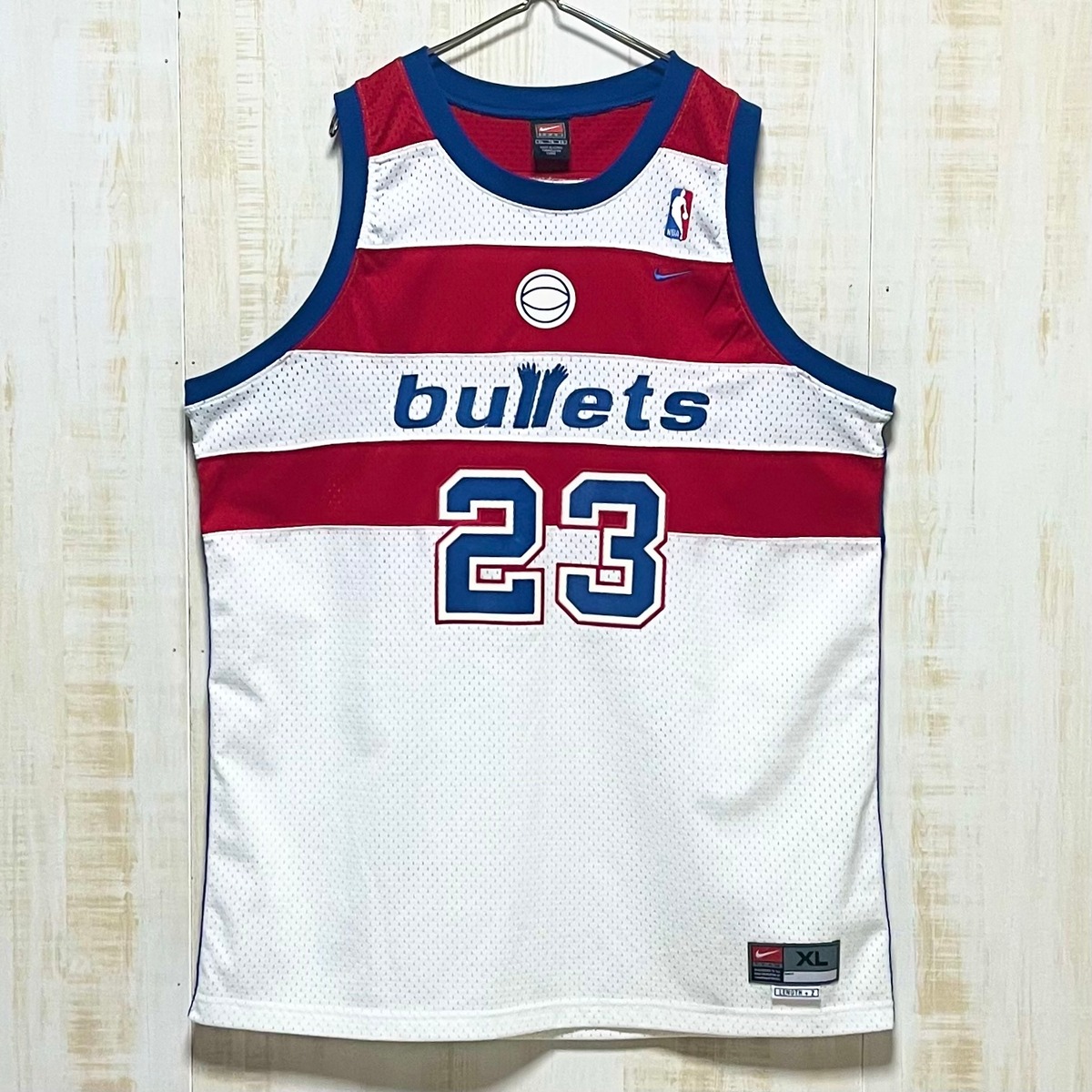 90s NIKE NBA Wizards ナイキ スタジャン ウィザーズ 中綿 【size XL 