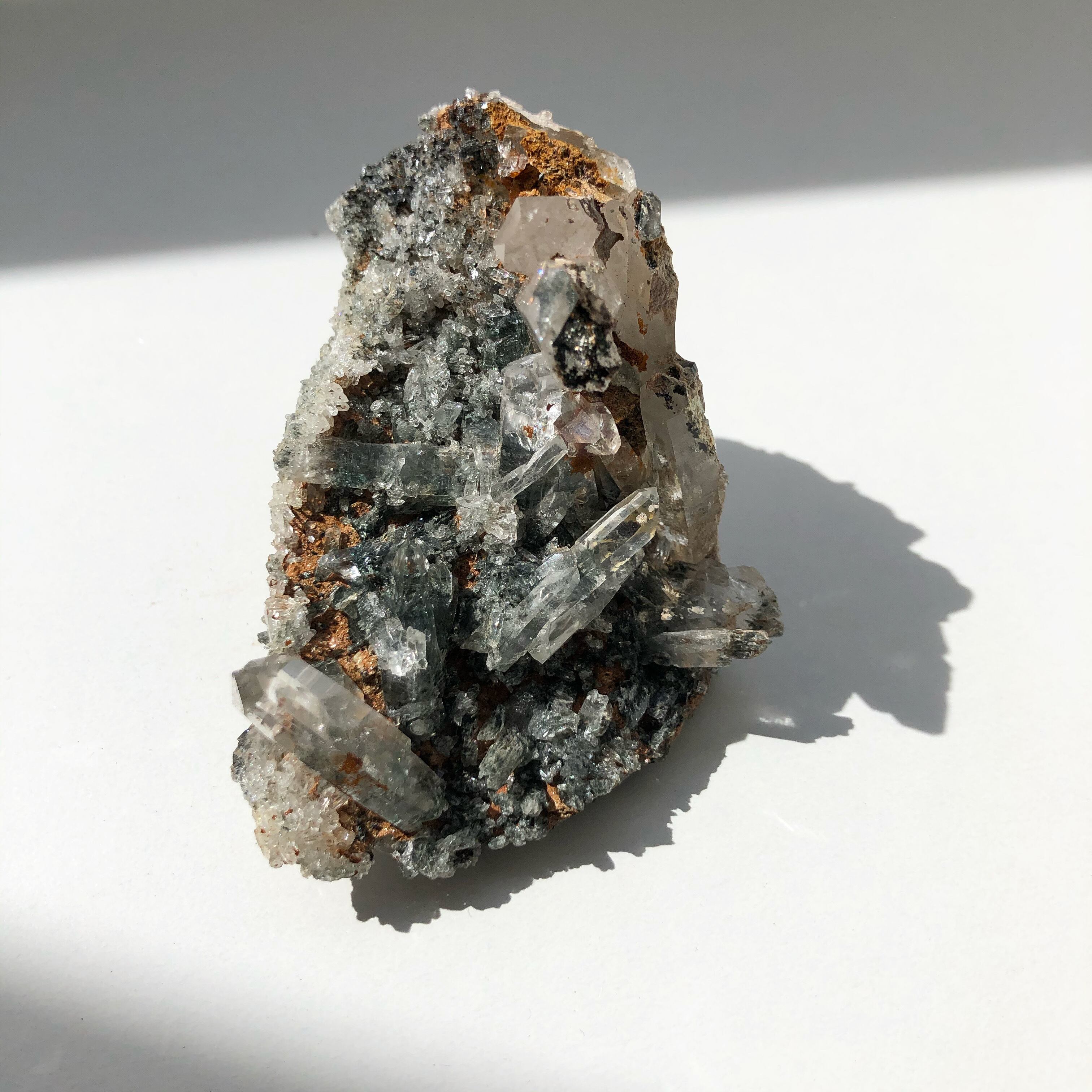 マニハール産 ヒマラヤ水晶 No.31 クローライトinクォーツクラスター