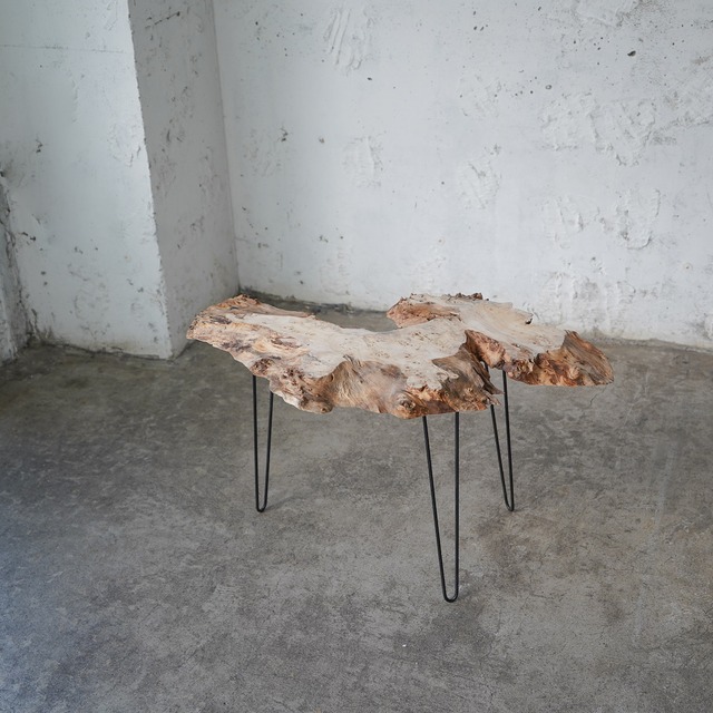 ポプラ瘤のローテーブル （高さ・カラー変更無料）