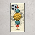 受注生産 iPhoneケース 惑星軌道の生成り星図｜天体図 STAR072C