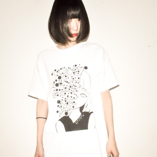 T-shirt 女の子Ⅱ(白)