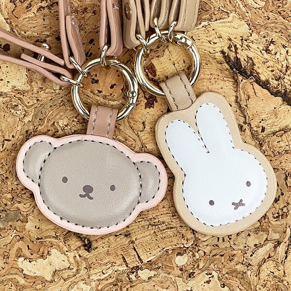 ミッフィー miffy PUスマートキーホルダー ボリスフェイス ピンク
