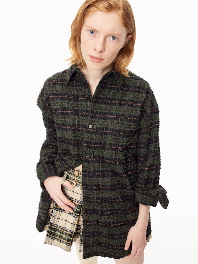 【25AW】MASU エムエーエスユー / SHAGGY PLAID SHIRT