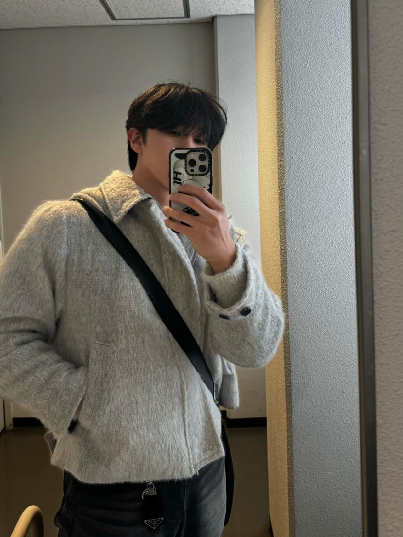 Premium Mohair Wool half coat（3color） - 7