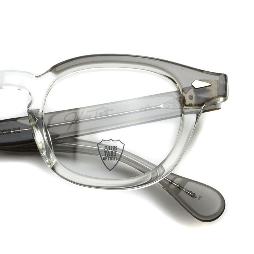 JULIUS TART OPTICAL / AR / ブリッジ:22ｍｍ / Grey Crystal Brow グレークリスタルブロー  メガネフレーム 復刻