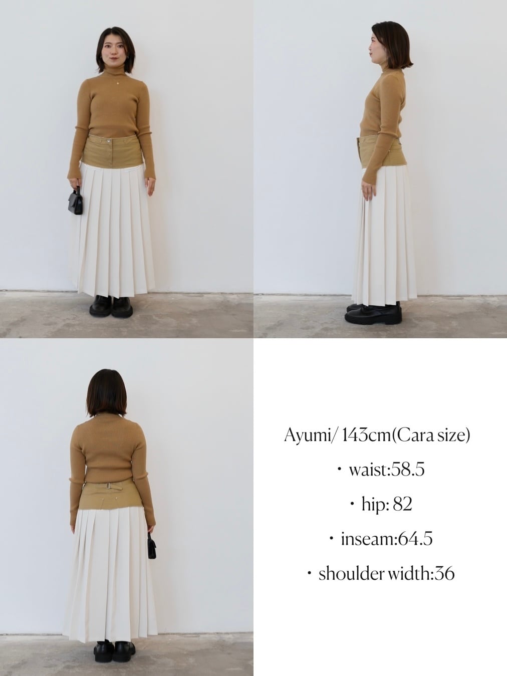 Exclusive Line】chino layered pleats skirt | Katrin TOKYO Exclusive Line】chino layered pleats skirt | Katrin TOKYO
