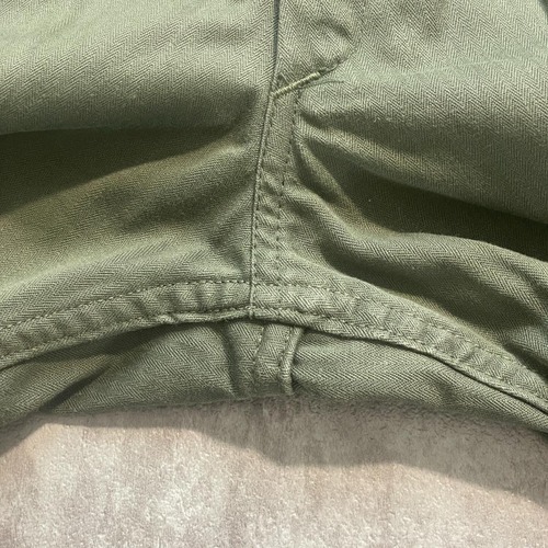 80-90s フランス軍 実物 ヘリンボーン アビエイターカーゴパンツ 92M w29 詳細写真6
