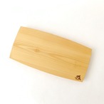 – 結びの舟 –無節いちょうの舟形カッティングボードＭサイズ 30cm×15cm×1.8cm