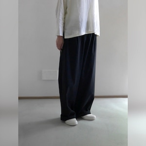 cotton wide pants  コットンワイドパンツ　evam eva