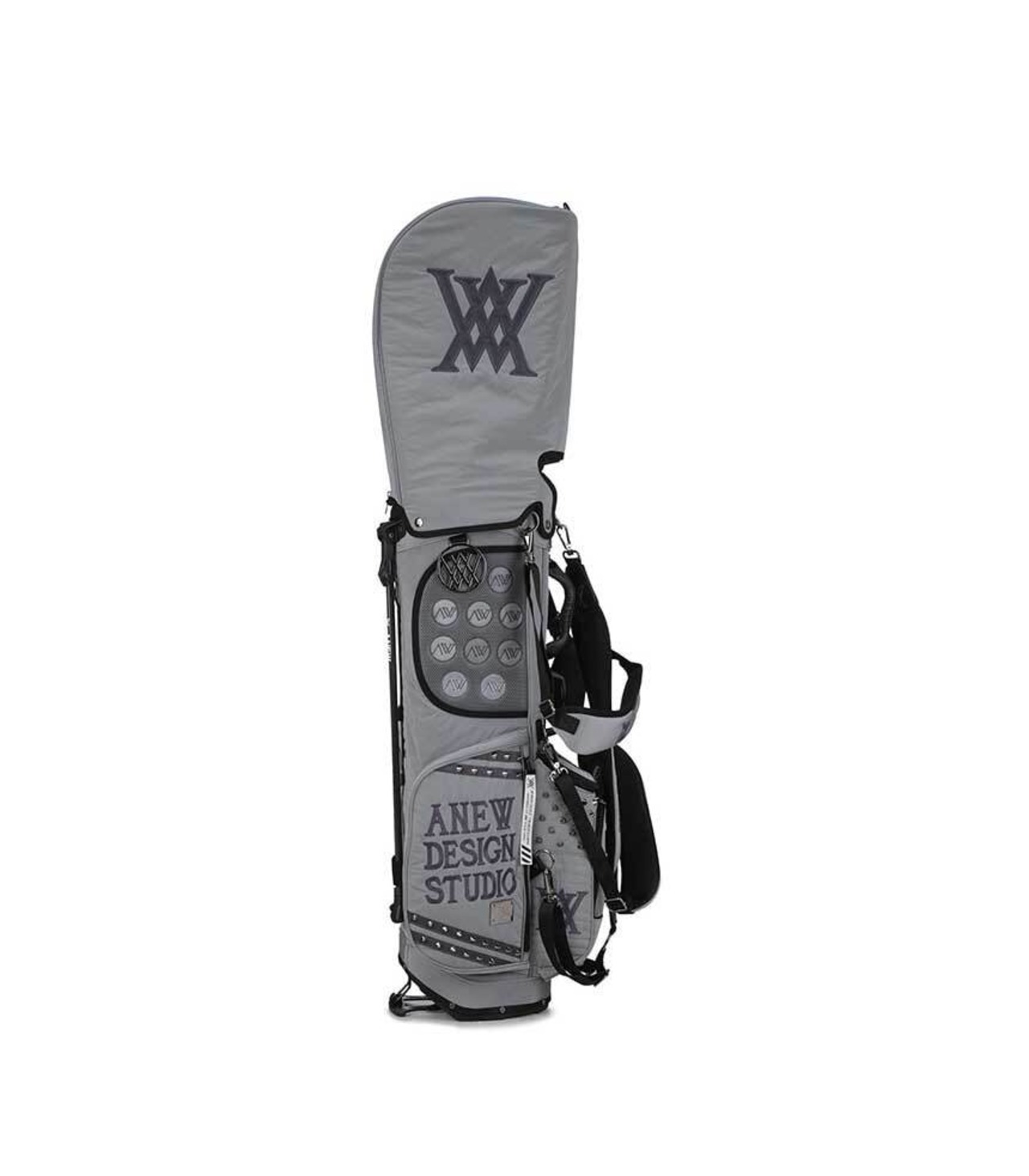 Anew Golf OG2 Vintage Stand Bag [サイズ: F (AGDUUSB83GRF)] [カラー: GREY]