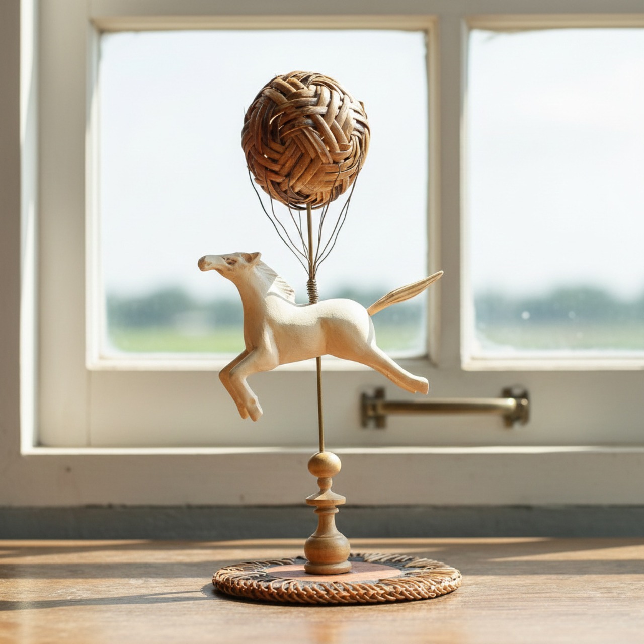 【 MEGURI series 】風船で空飛ぶ馬