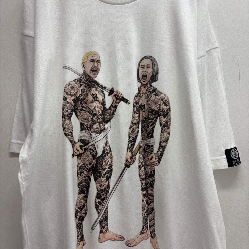 魁組 サキガケグミ 26SS ダウンタウン T-Shirt Tシャツ 085-CVT