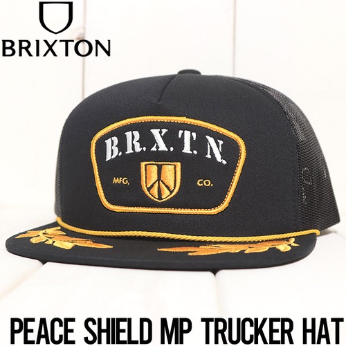 メッシュキャップ 帽子 BRIXTON ブリクストン PEACE SHIELD MP TRUCKER HAT 11338