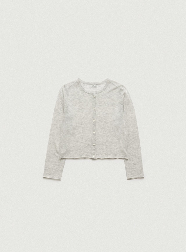 [The Barnnet] Hyled Linen Button Cardigan_Light Grey 正規品 韓国ブランド 韓国通販 韓国代行 韓国ファッション ザ バーネット ザバーネット 日本 店舗