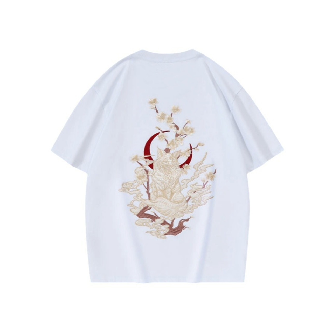 Hem Embroidered Loose T-Shirt TB2432・画像3