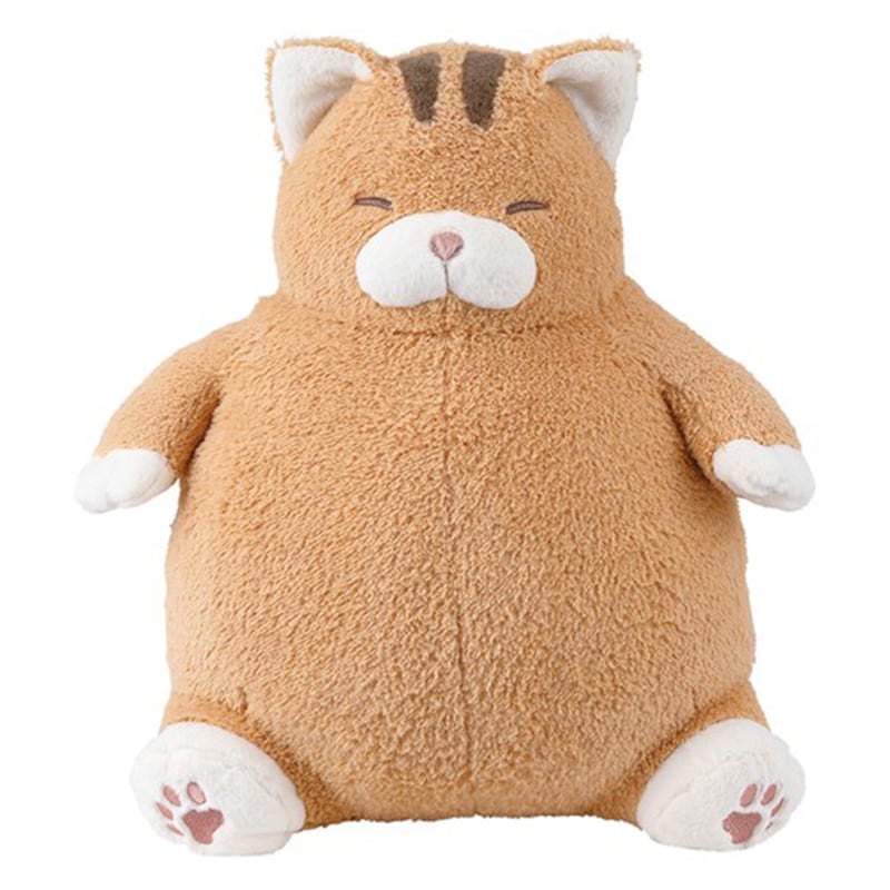 ねこ肯定感 とらねこ（しゃけ）Lサイズ 抱き枕 ぬいぐるみ 癒し ねこ