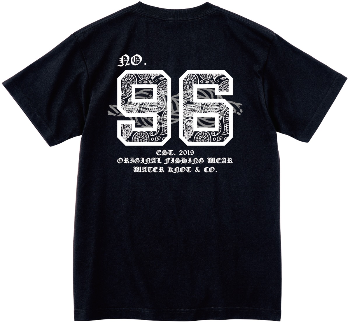 2025 NO96 ペイズリーロゴTシャツ | WATERKNOTウォーターノット