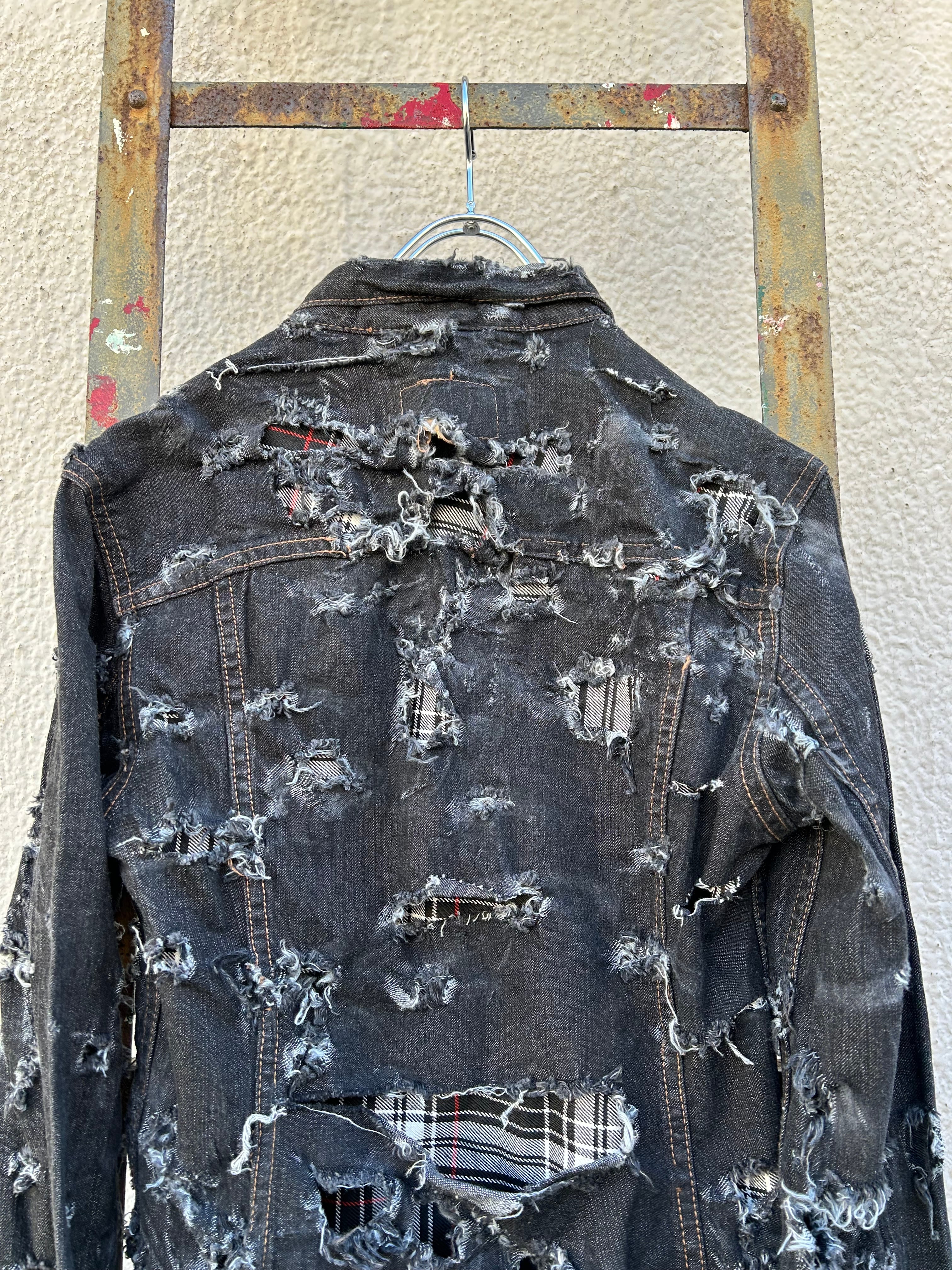 VINTI ANDREWS damage denim jacket | PEPIN - ONLINE SHOP -