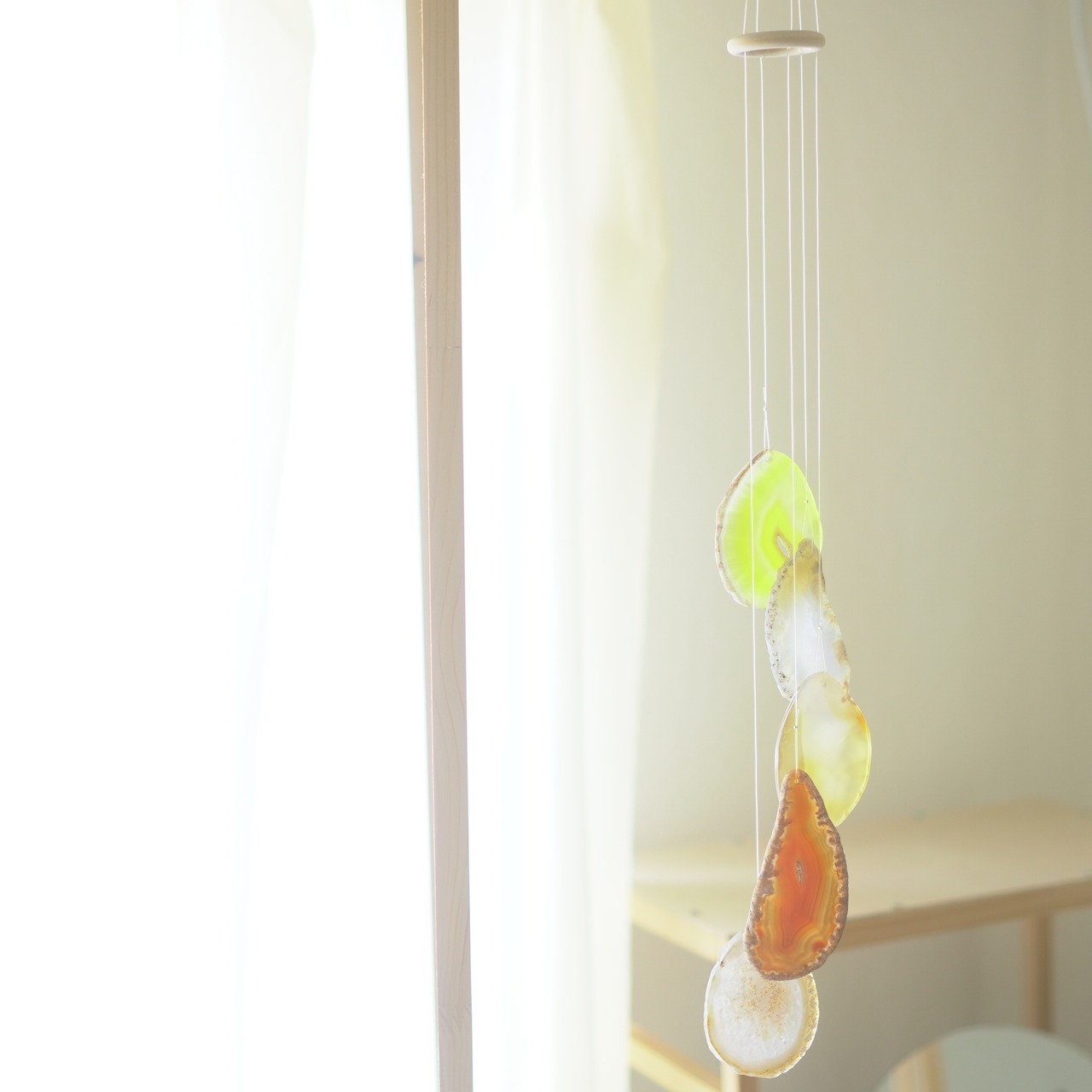 Tea Soda - アゲートヒーリングチャイム / Agate Sun Catcher Wind Chime 595